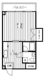 中野坂上駅 徒歩2分 2階の物件間取画像